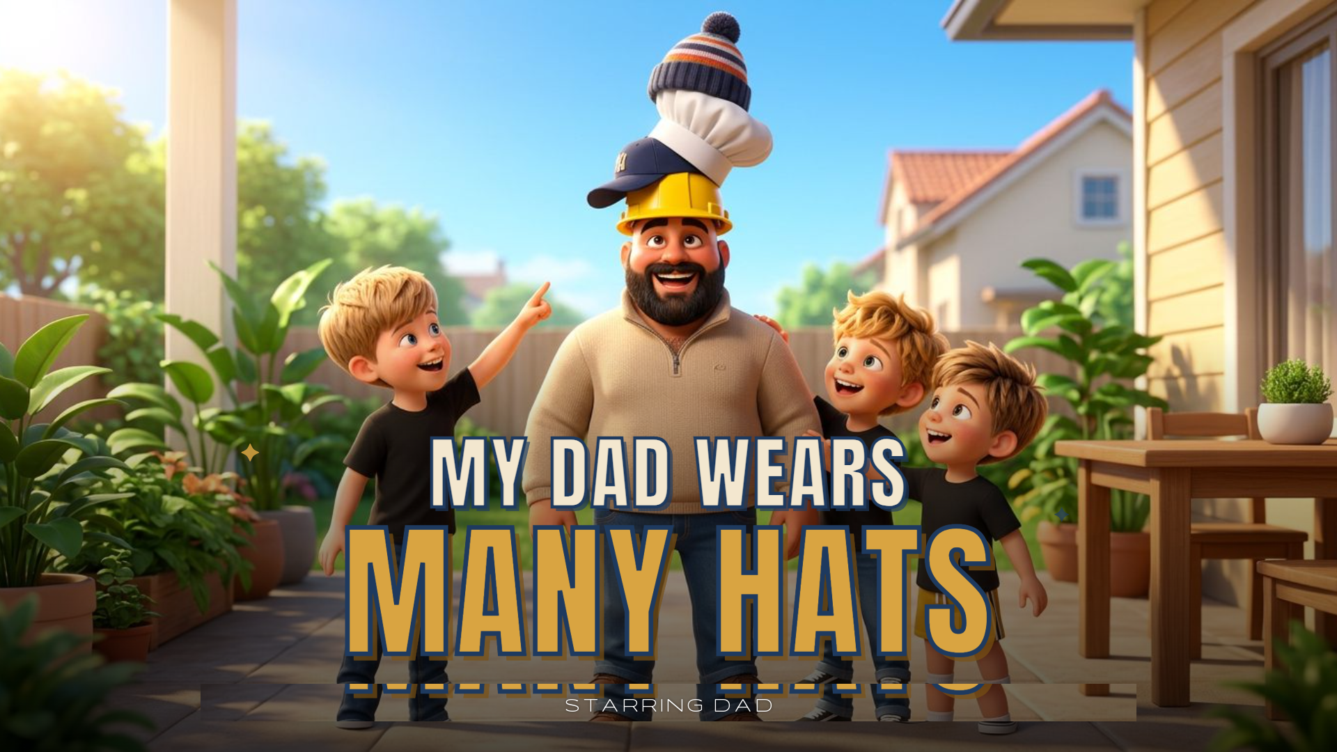 My Dad Wears Many Hats